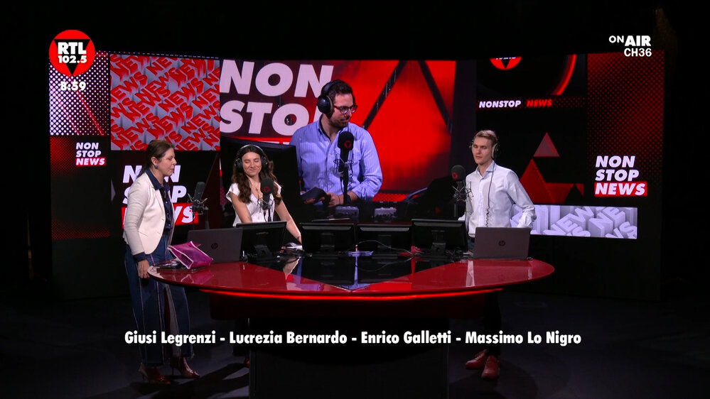 Non Stop News: il calcio, la situazione in Medio Oriente, gli Alfieri della Repubblica, il tennis, l’attualità