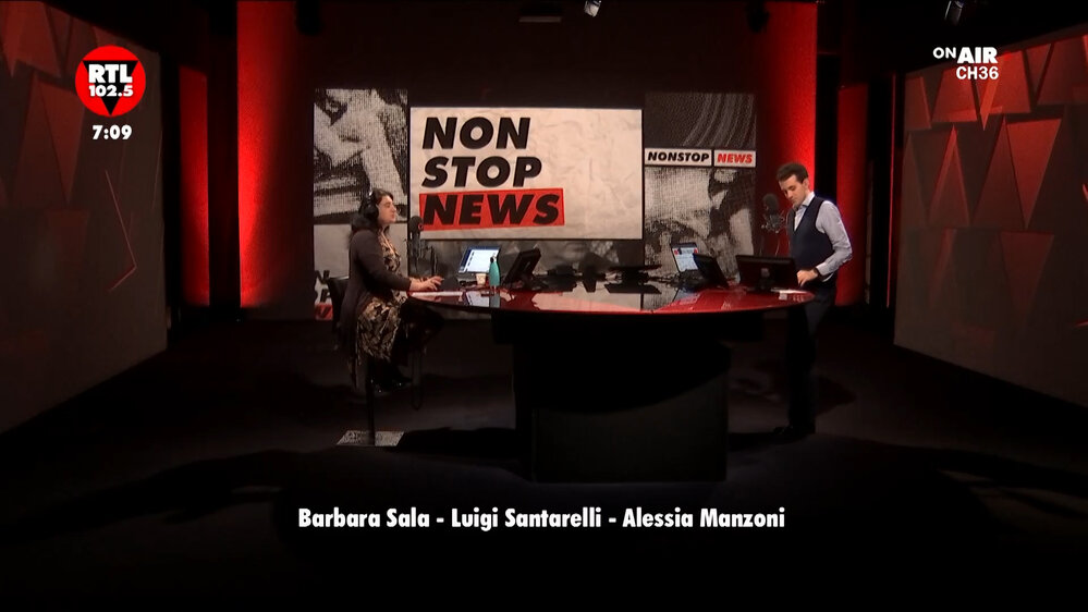Non Stop News: “La scossa” con Francesco Delzio, Roberto Arditti e l’allarme sicurezza a Milano