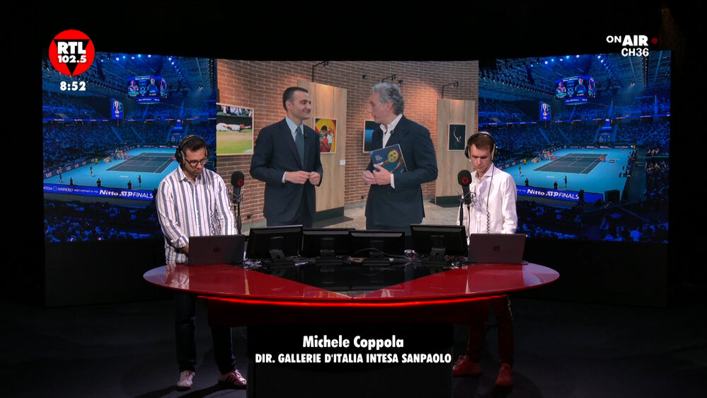 RTL 102.5 e Gallerie d’Italia. Ray Giubilo. "Flying Racquets. Oltre la rete"