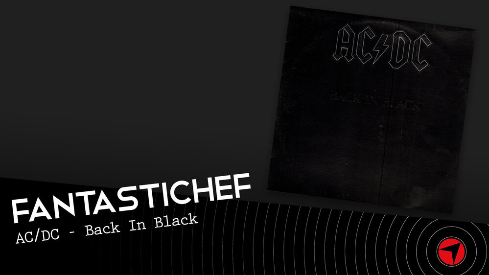 Il menu di "Back In Black" degli AC/DC