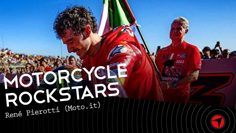 Motorcycle Rockstars - La vittoria di Pecco Bagnaia con René Pierotti di Moto.it