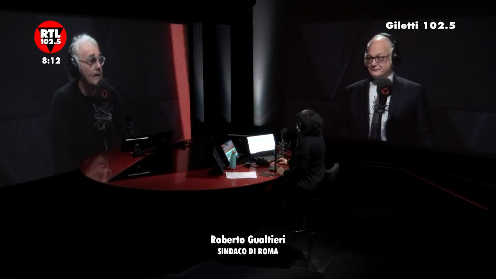 Giletti 102.5: il sindaco di Roma, Roberto Gualtieri, ci ha parlato della gestione della sua città