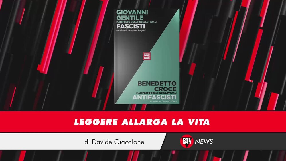 Benedetto Croce e Giovanni Gentile - Manifesto degli intellettuali fascisti e antifascisti